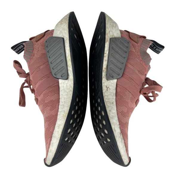 Adidas NMD R2 Primeknit Raw Pink Women’s Running Shoes - Picture 7 of 9